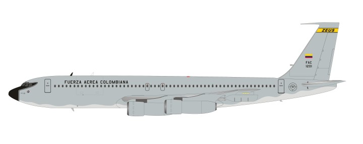 Colombian Air Force Boeing 707-300 FAC1201 InFlight IF707COL0519 scale 1:200