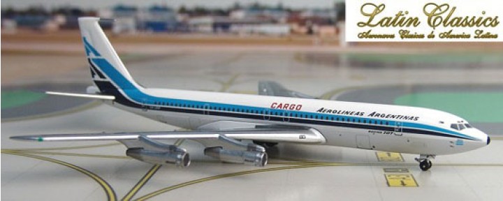 Aerolineas Boeing 707 Cargo Reg#LV-JGP Aero Classics 1:400