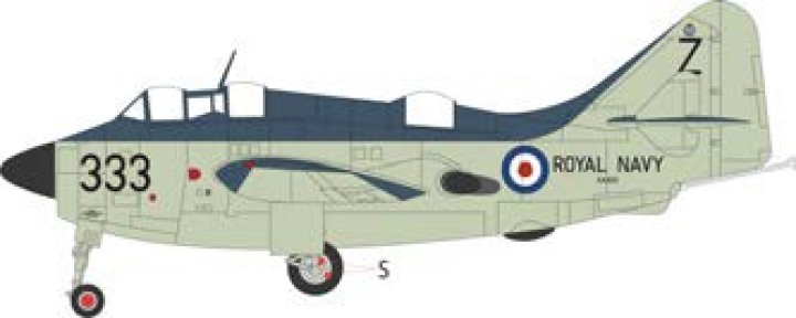 New Tool! Royal Navy Fairey Gannet Aviation 72 Die Cast AV72-52001 Scale 1:72
