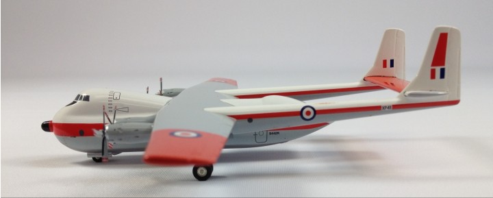RAF ARGOSY XP411 (Red, Fuselage, Tailboom, Wingtips) Scale 1:200