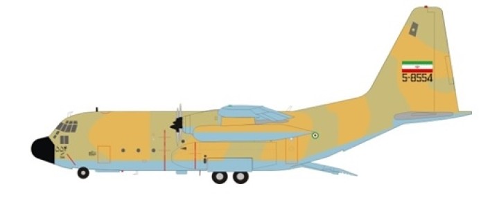 Iran Air Force Hercules C-130H Hercules L-382 5-8544 JF-C130-015 scale 1:200