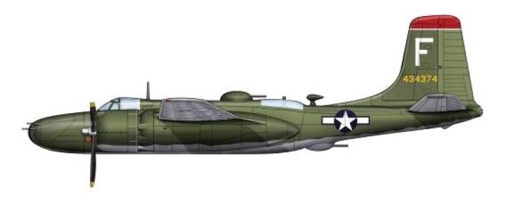 A-26B Invader 13th BS, 3rd BG, USAAF, Atsugi, Japan, 1945 HA3208 1:72