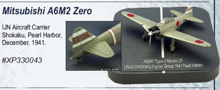 Mitsubishi A6M2 Zero Shokaku  X Plus XP330043