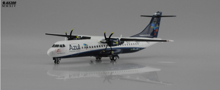 Sale! Azul ATR-72-600 Linhas Aereas Brasileiras PR-ATR Blue JC2AZU704 1:200