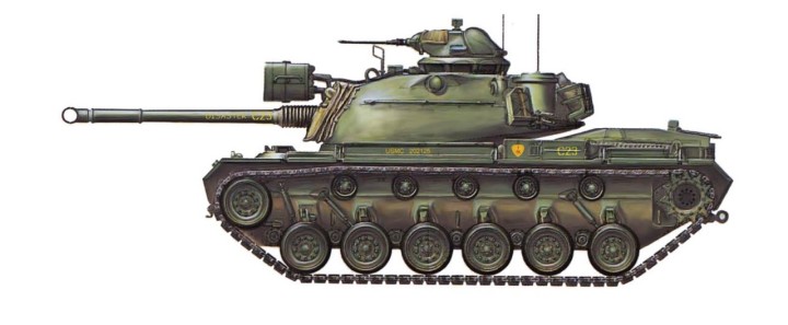 M48A3 Patton MBT C Company 1st Marine Tank Battalion Hobby Master HG5508 Scale 1:72 