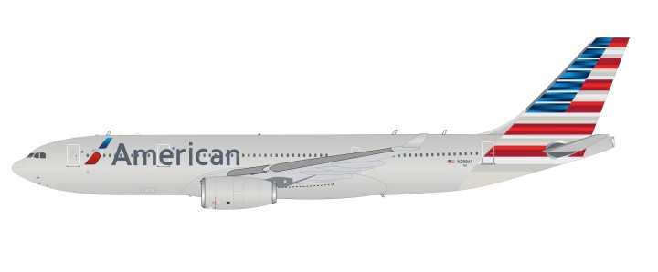Limited American Airlines Airbus A330-200 N288AY InFlight IF332AA0519 scale 1:200