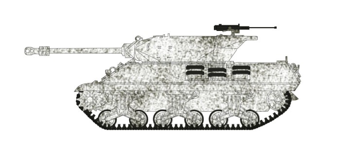 Achilles IIC tank 75th Anti-Tank Rgt Royal Artillery 11th Armd Div Belgium winter 1944-45 Hobby Master HG3422 scale 1:72