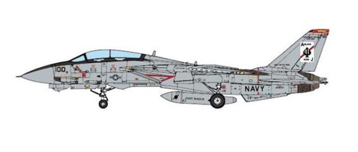 F-14A Tomcat USN VF-41 Black Aces USS Enterprise JC-JCW-72-F14-002 1:72 
