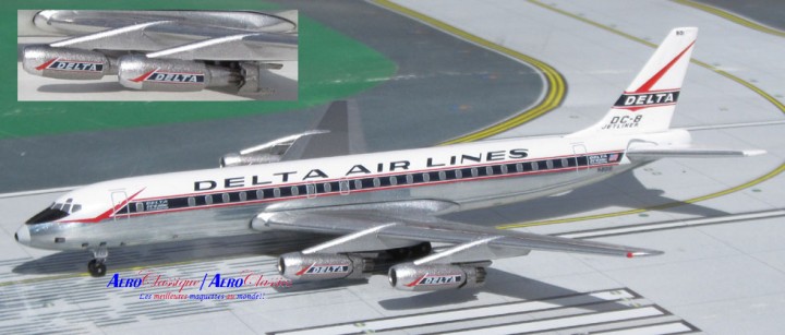 Delta DC-8-50 Jetliner Reg# N801E Large Titles Aero Classics