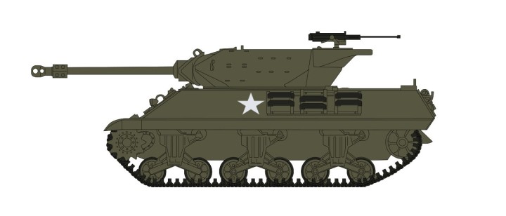 Achilles IIC tank 1st Anti-tank Reg Polish 1st Armoured Div (Upgraded M10) Netherlands 1944 HG3421 scale 1:72 