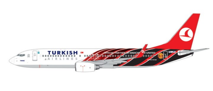 Turkish Airlines (Manchester United) Boeing 737-800 1:100