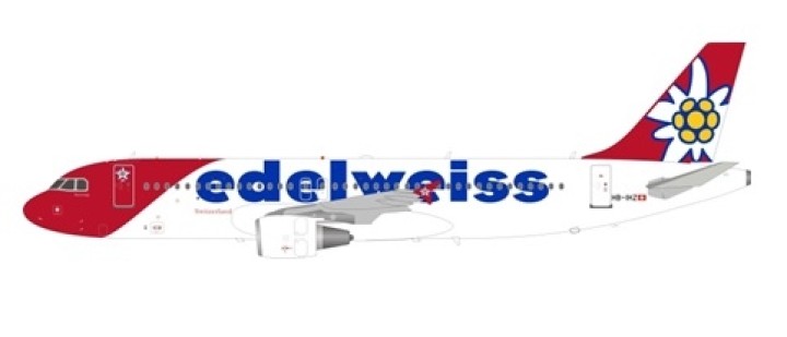 Edelweiss Air Airbus A320-214 HB-IHZ  InFlight/JFox JF-A320-019 scale 1:200