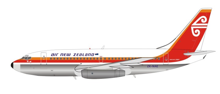 Limited! Air New Zealand Boeing 737-200 ZK-NAE with stand Inflight IF7370118PB Scale 1:200