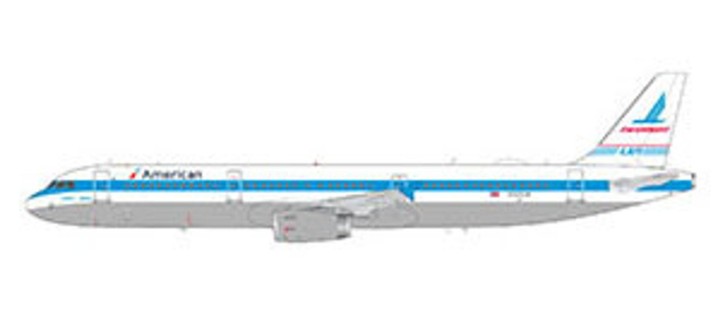 American A321 Piedmont N581UW G2AAL1293 GeminiJets 200 Scale 1:200