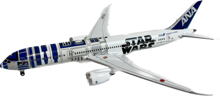 ANA All Nippon Boeing 787-9 B-2043 Dreamliner JA873A R2 Star D2 Wars With Stand WB4018 Aviation400  scale 1:400