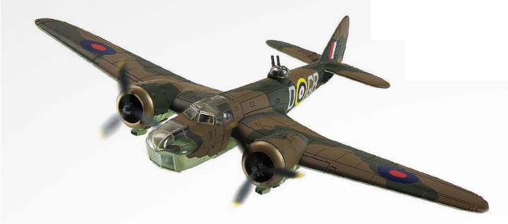 RAF Bristol Blenhaim MK.IV Germany 1941 AA38407 CG38407 Corgi Scale 1:72