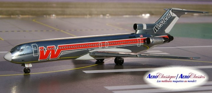 Western Airlines Bud Lite Polished 727-200
