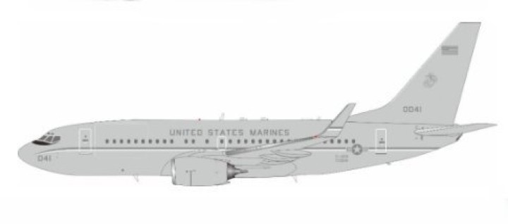 United States Marines Boeing 737-7AFC C-40 170041 Limited InFlight-JFox JF-737-7-004 Scale 1:200