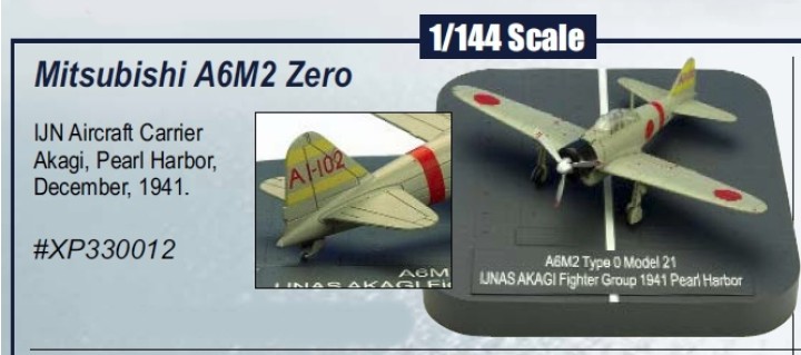 Mitsubishi A6M2 Zero Akagi  X Plus XP330012