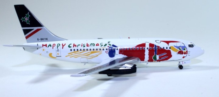 British Airways B737-200 G-BKYK Merry Christmas  BBOX1012 1:200 Scale 