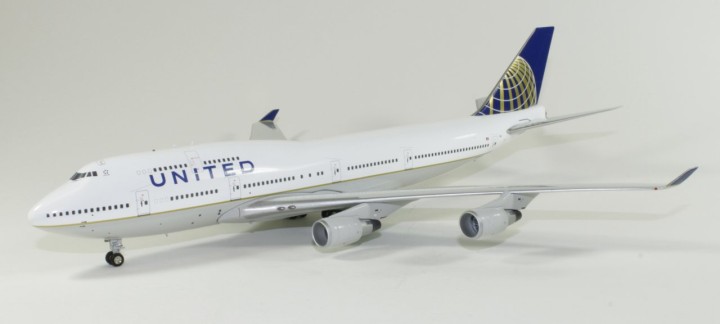 United Airlines B747-400 New Merger Livery N180UA  Inflight 200 IF744912 