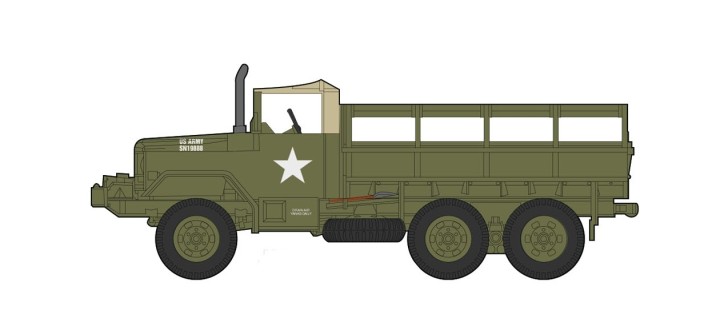 New Tool! M35 2 1/2 Ton Cargo Truck US Army 1968 Hobby Master HG5701 Scale 1:72 