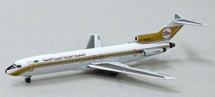 Libyan Arab Airlines 727-200 5A-DIB, New Tooling! WTW-4-722-001 1:400