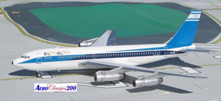 EL AL Boeing 720B Reg# 4X-ABB Western Model Scale 1:200