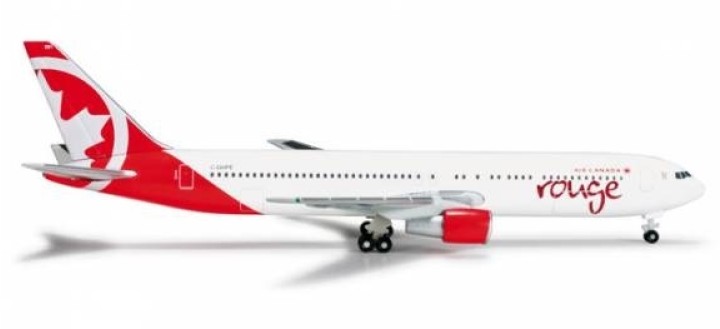Air Canada Rouge Boeing 767-300 reg C-FMXC Herpa 524230-001 scale 1:500
