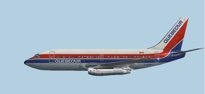 Quebecair Boeing B737-200 C-GQBJ Aero Classics AC19228 scale 1:400