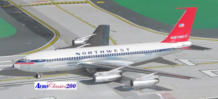 Northwest Boeing 720B Reg# N721US Western Model Scale 1:200