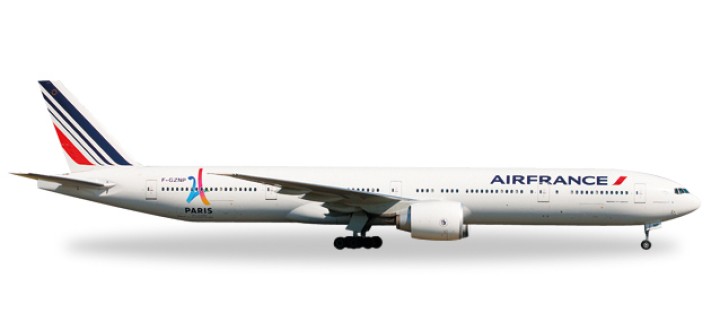 Air France Boeing 777-300ER "Paris 2024" Reg# F-GZNP Herpa 506892-004 Scale 1:500