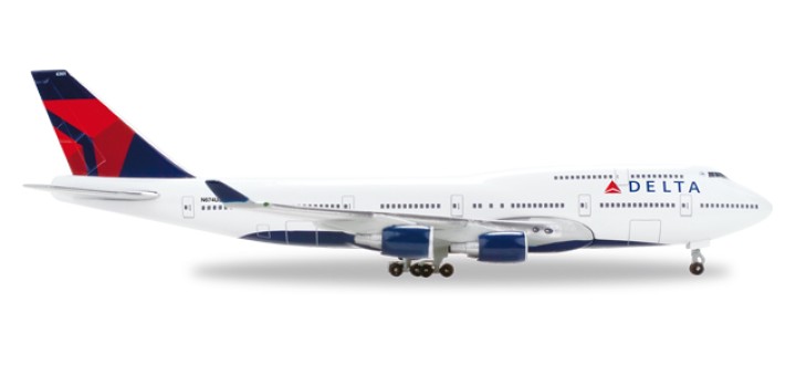 Herpa Wings 1:500 Boeing 747-400 Delta n674us 506915-002 modellairport 500 