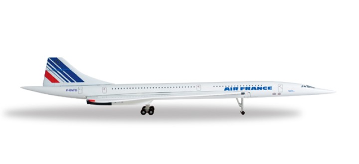 Air France Concorde Registration# F-BVFD Herpa 507028-002 scale 1:500