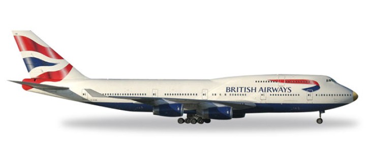 British Airways 747-400 "VictoRIOus" Reg# G-CIVA Herpa 512497-003 Scale 1:500