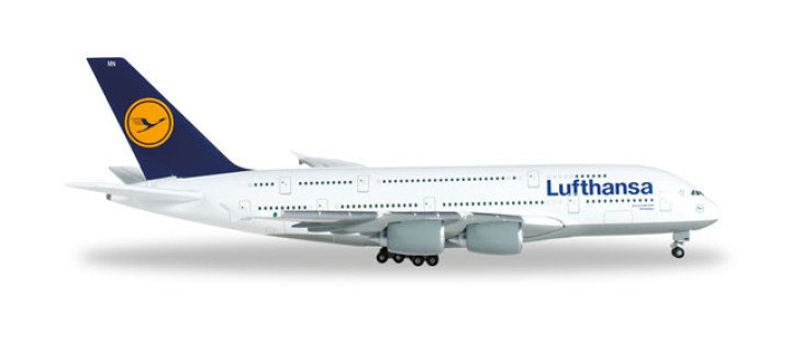 Lufthansa Airbus A380-800 San Francisco Reg# D-AIMN Herpa Wings 515986-003 Scale 1:500