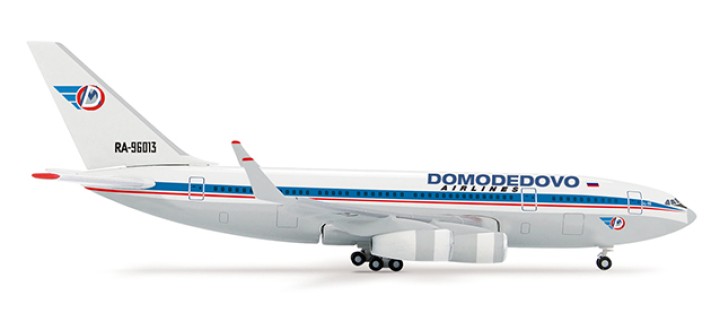 Domodedovo Airlines Ilyushin IL-96-300 Herpa 518628 scale 1:500
