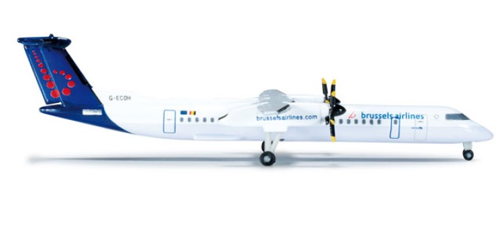 Brussels Q400 Scale 1:500 Die Cast Model HE523301