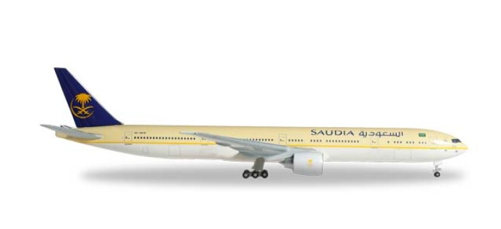 Saudia (Saudi Arabian) Airlines Boeing 777-300ER Reg# HZ-AK19 Herpa 526975 1:500