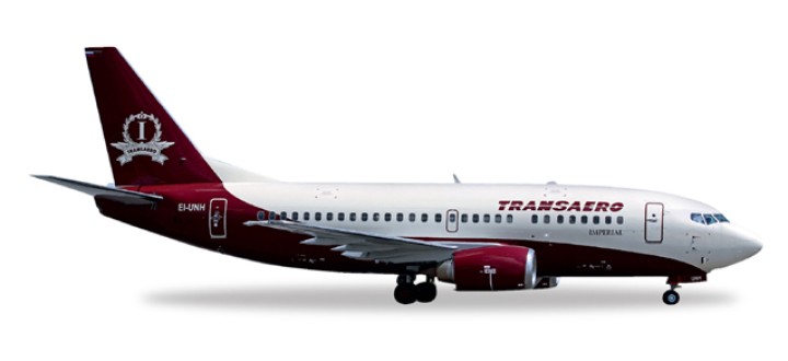 Transaero Imperial 737-500 Herpa 527538  Scale 1:500