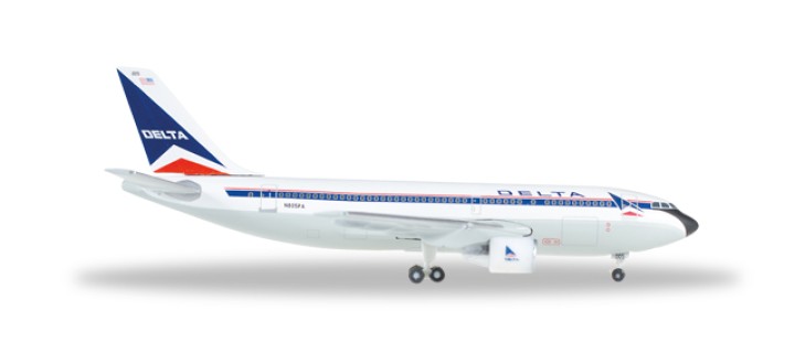 Limited Delta Airbus A310-200 die-cast Herpa Wings Club 528412 Scale 1:500