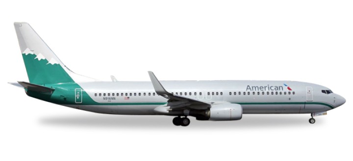 American "Reno Air" Boeing 737-800 Reg# N916NN Herpa Wings 529372  scale 1:500