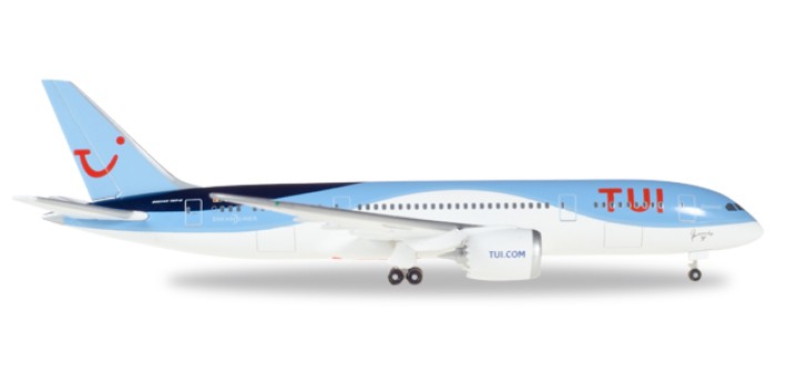 Tui Belgium Boeing 787-8 Dreamliner Reg# OO-JDL Herpa 530163 Scale 1:500