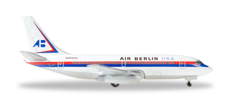First Air Berlin Boeing 737-200 USA Registration N9020U Herpa 530453 Scale 1:500