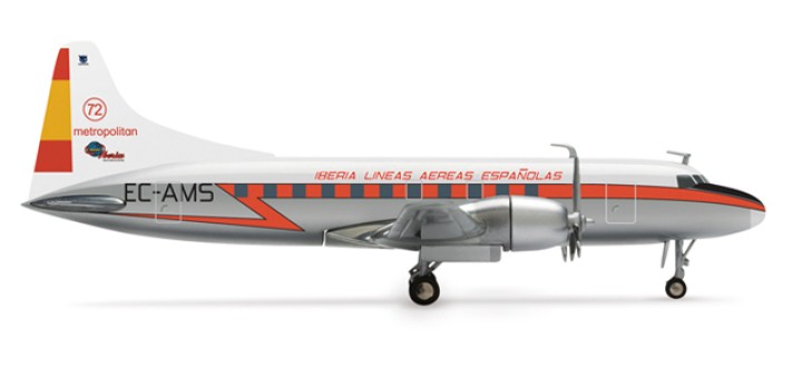 Iberia Convair CV-440 EC-AMS  HE554336  scale 1:200