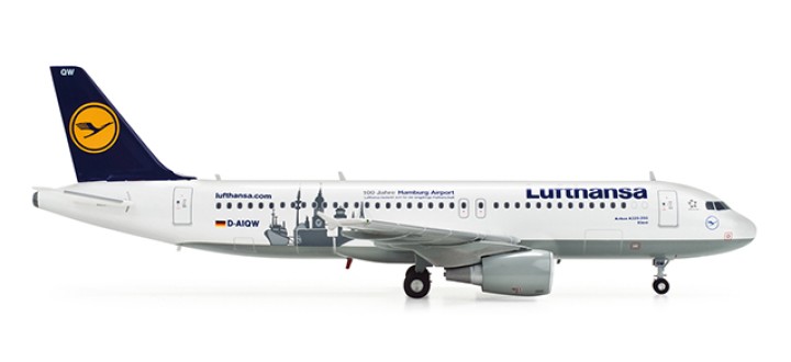 Lufthansa Airbus A320  "100 Jahre Hamburg Airport"