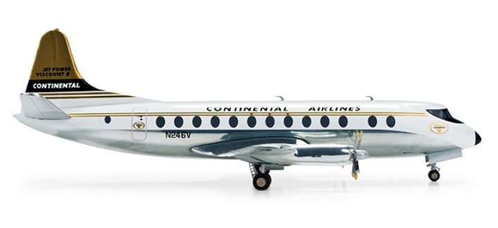 Continental Airlines Vickers Viscount 800 1:200