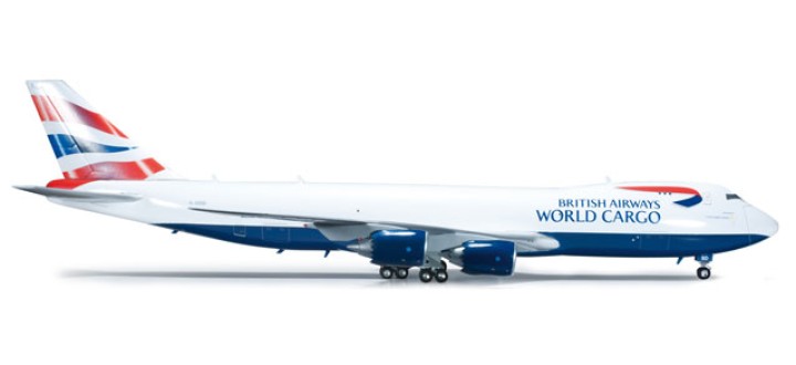 British Airways World Cargo Boeing 747-8F  HE555173 Scale 1:200