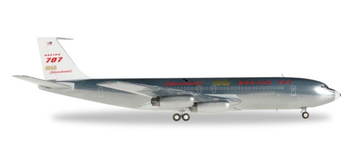 Boeing 707-320 Intercontinental Demonstration Aircraft Reg# N714PA Herpa 557597 Scale 1:200