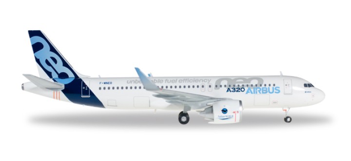 House Airbus A320 Neo Reg# F-WNEO Herpa Wings 557890 Scale 1:200